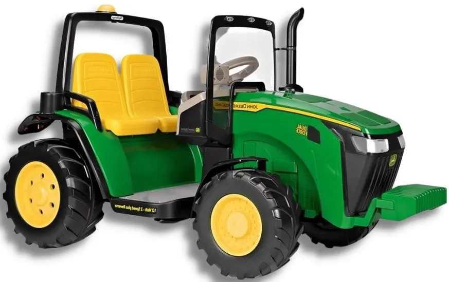 Tractor electric Peg Perego John Deere Dual Force (Green/Yellow) - 3
