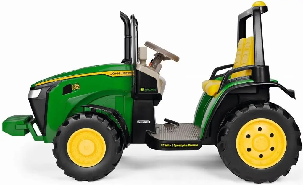 Tractor electric Peg Perego John Deere Dual Force (Green/Yellow) - 4