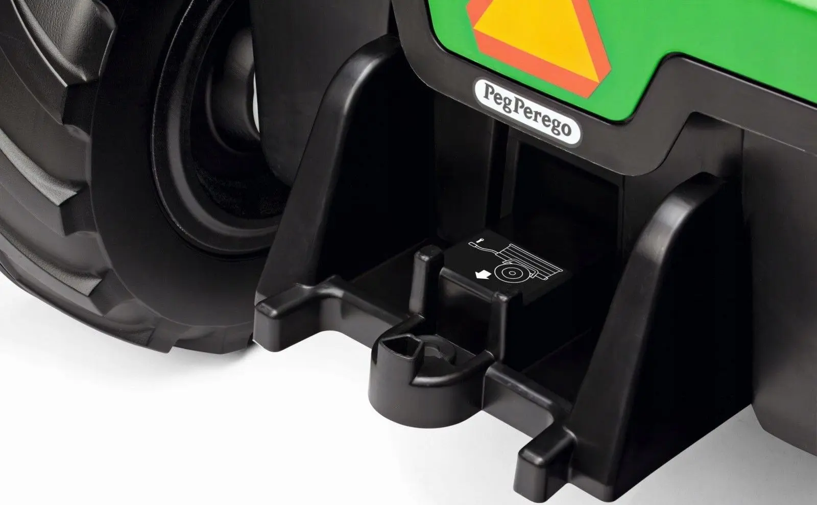 Tractor electric Peg Perego John Deere Dual Force (Green/Yellow) - 9