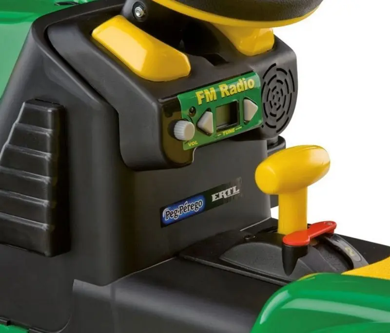 Электротрактор с прицепом + футбольный набор Peg Perego John Deere (Green/Yellow) - 6