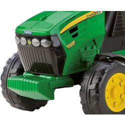 Tractor electric cu remorca Peg Perego John Deere Ground Force (Green/Yellow) Thumb