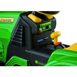 Tractor electric cu remorca Peg Perego John Deere Ground Force (Green/Yellow) Thumb