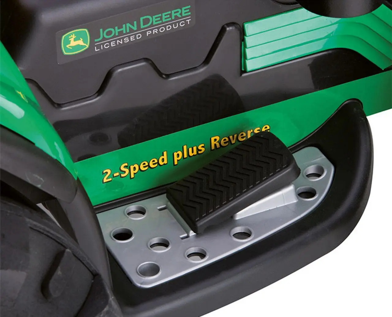 Tractor electric cu remorca Peg Perego John Deere Ground Force (Green/Yellow) - 6