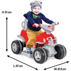 Электроквадроцикл Pilsan Explorer (Red) Thumb