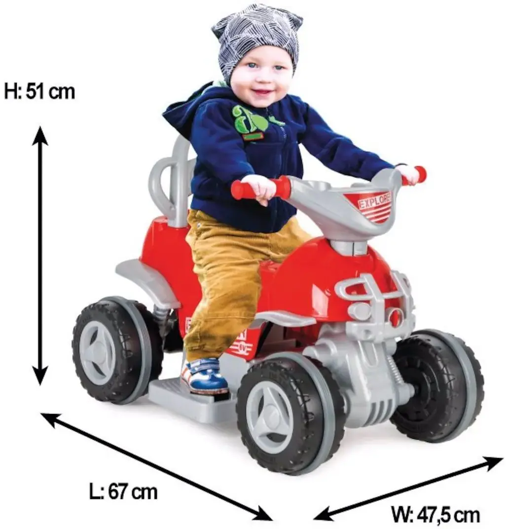 Электроквадроцикл Pilsan Explorer (Red) - 3