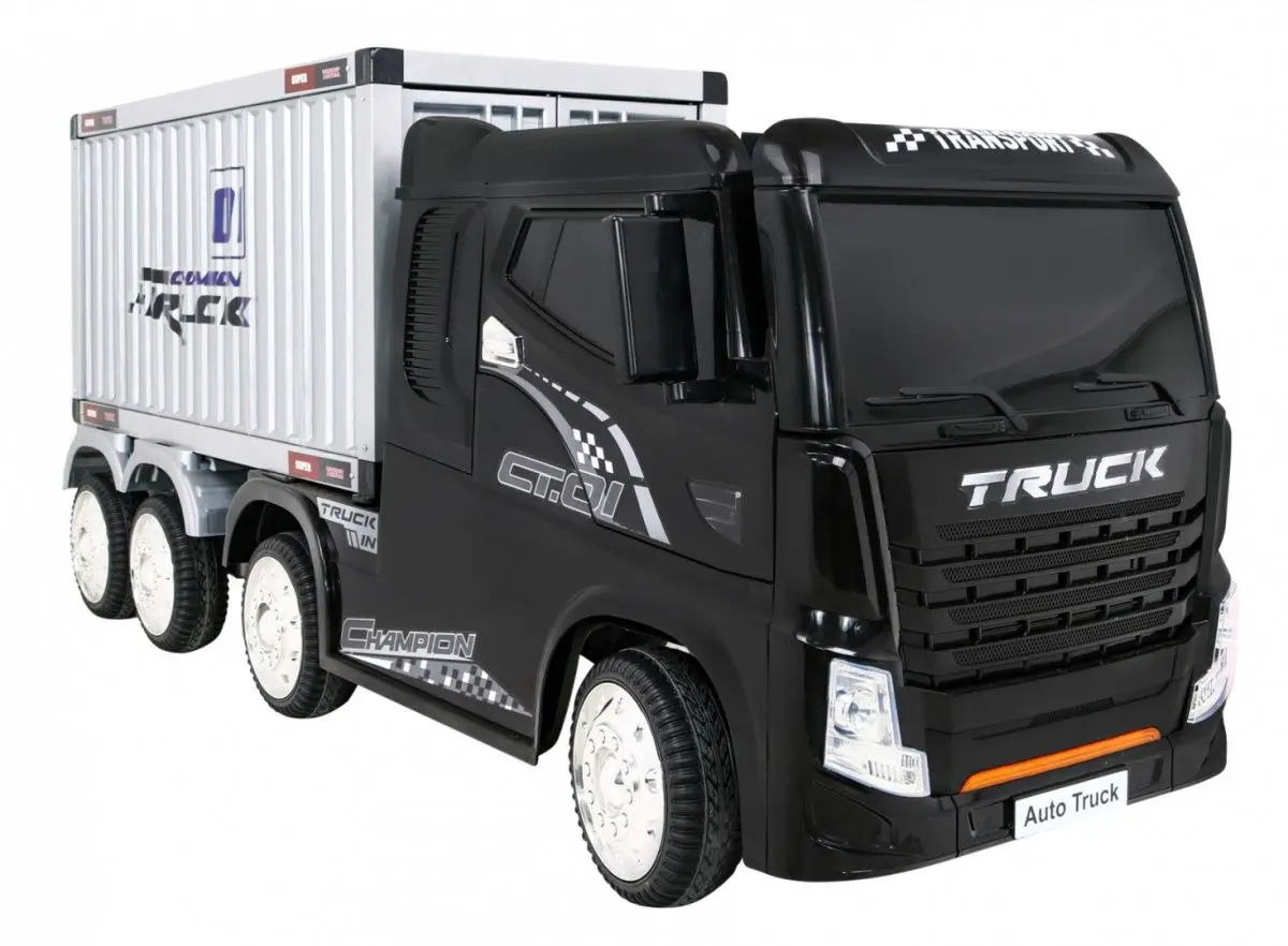 Электрогрузовик Ramiz Container Truck (Black) - 2