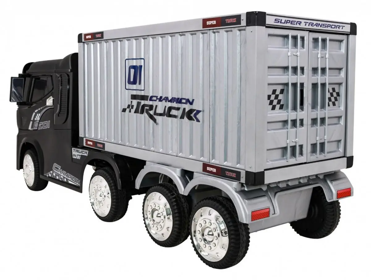 Электрогрузовик Ramiz Container Truck (Black) - 5