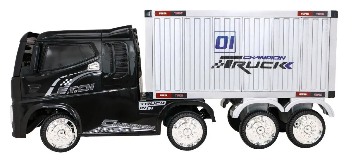 Электрогрузовик Ramiz Container Truck (Black) - 8