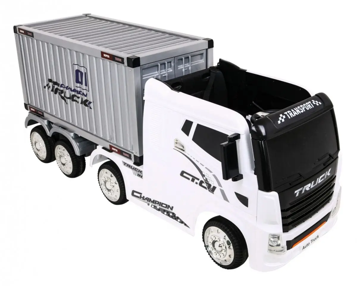 Электрогрузовик Ramiz Container Truck (White) - 5