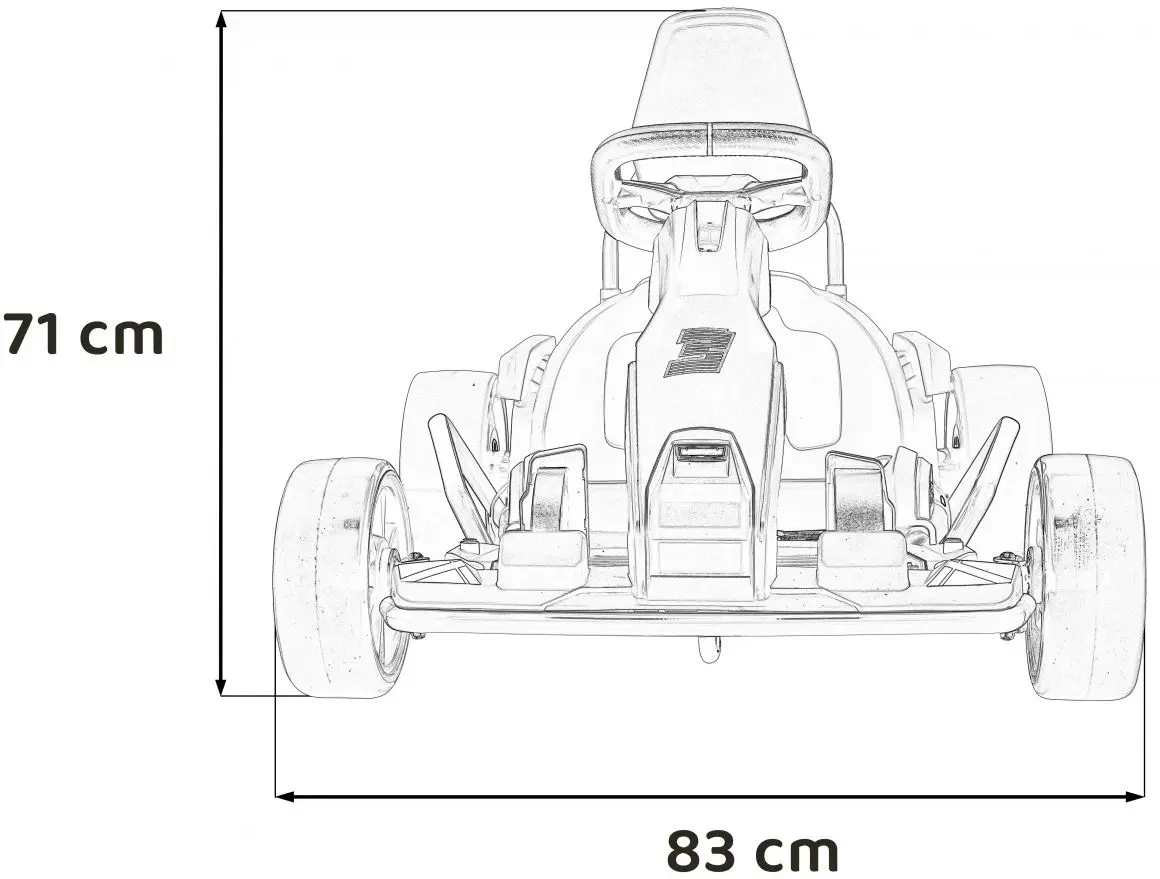 Электрокарт Ramiz Gokart Fast 3 Drift (Black) - 11