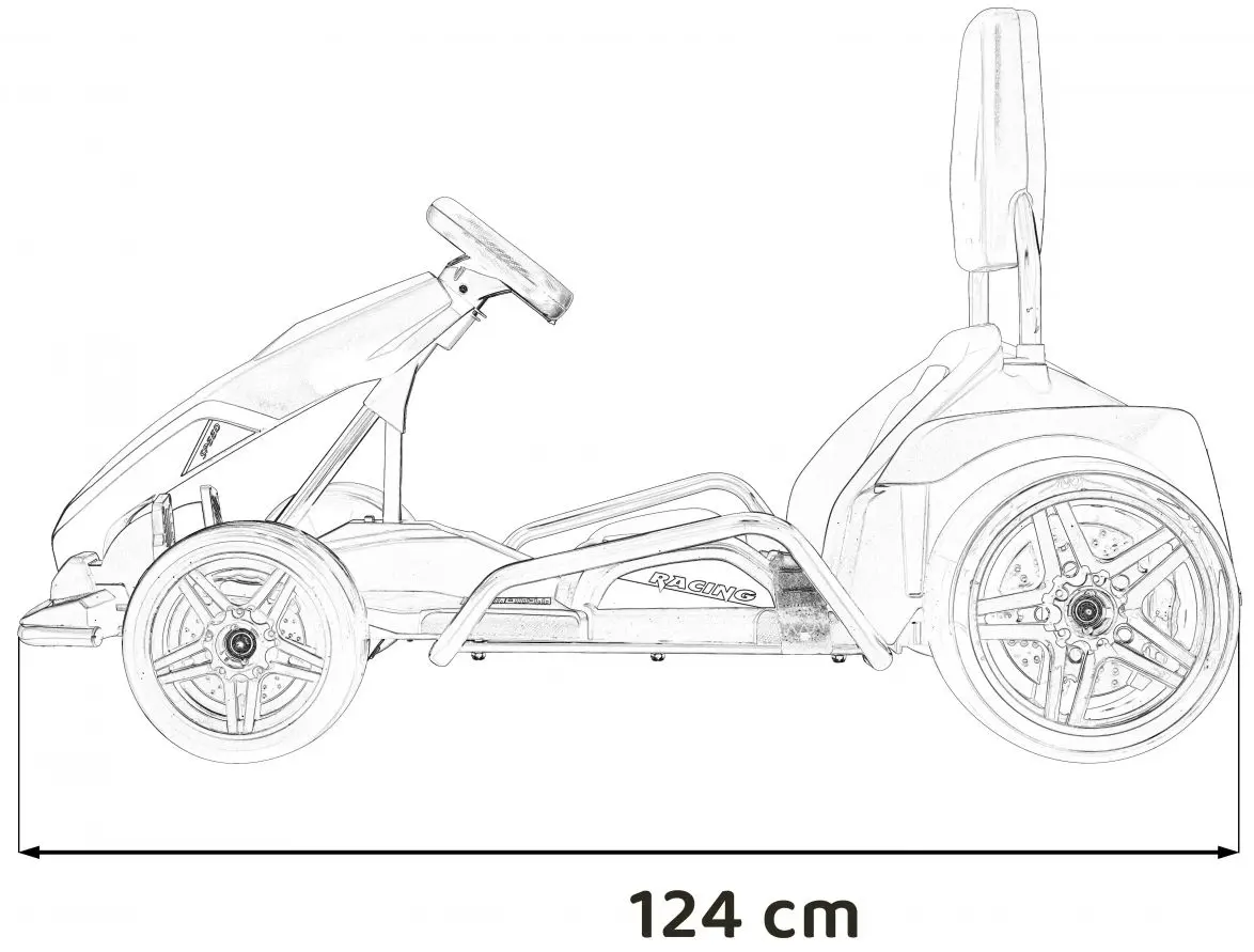 Электрокарт Ramiz Gokart Fast 3 Drift (Black) - 12