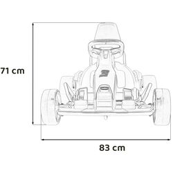 Kart electric Ramiz Gokart Fast 3 Drift (White/Black) Thumb