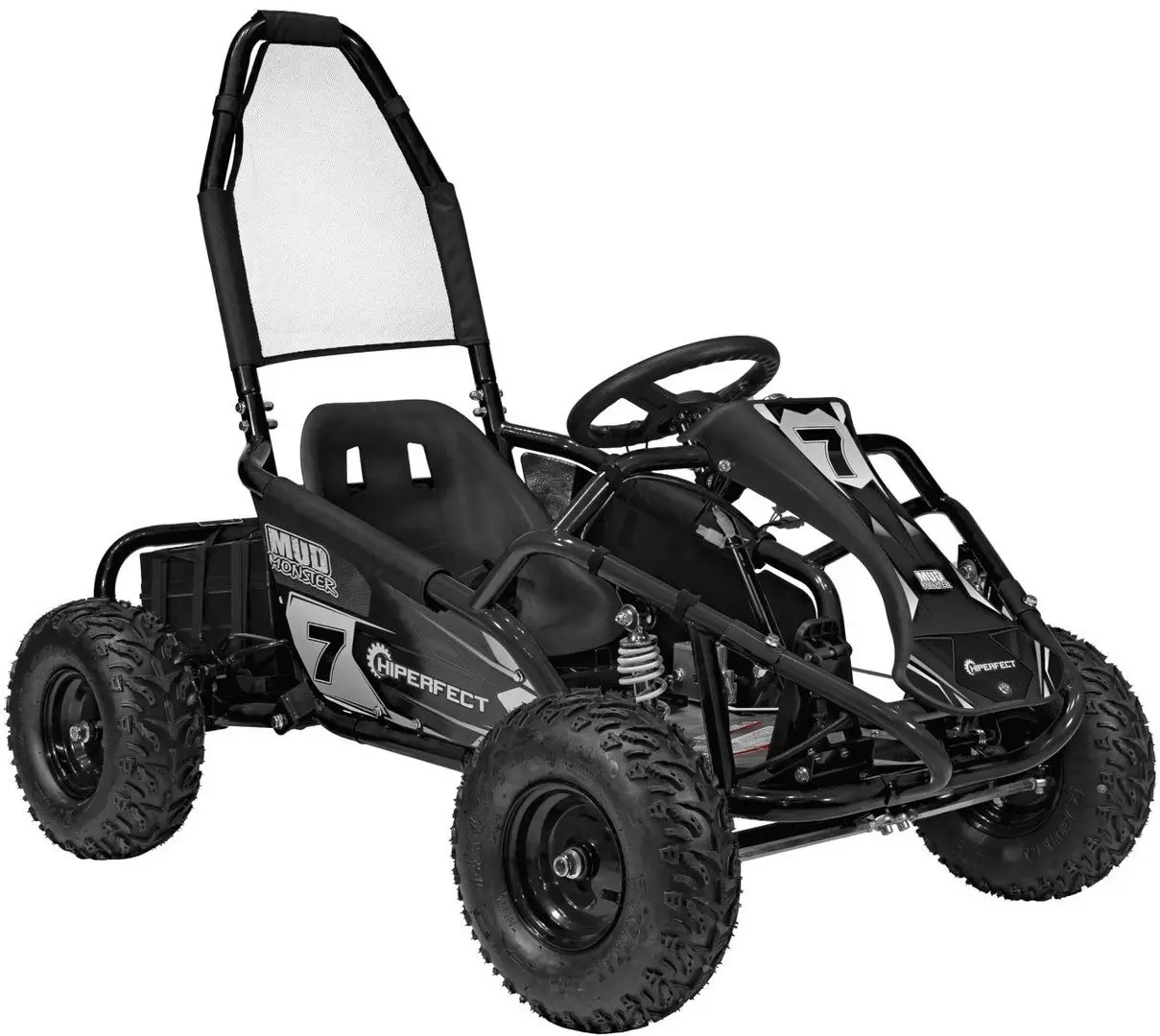 Kart electric Ramiz Mud Monster (Black)