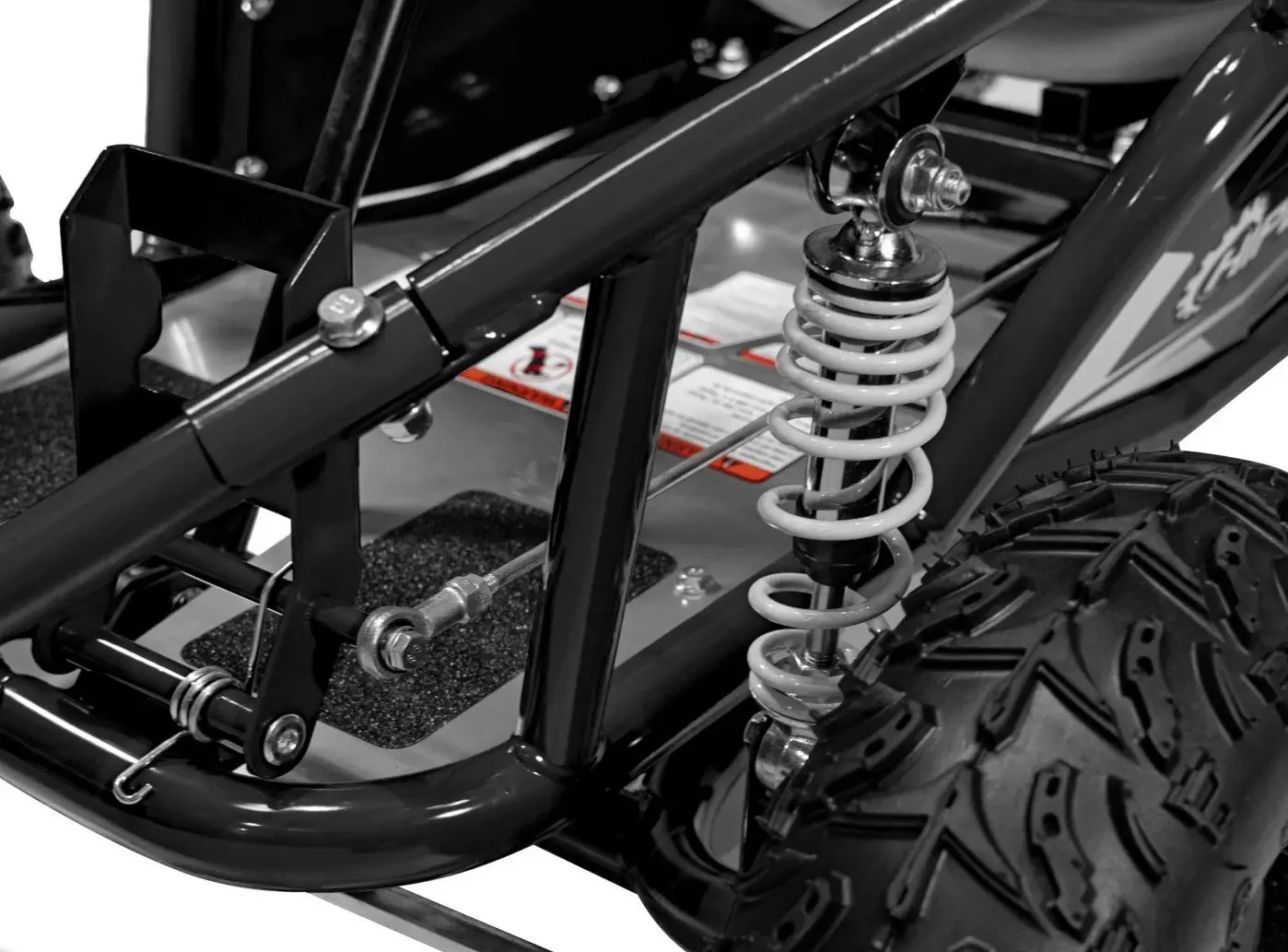 Kart electric Ramiz Mud Monster (Black)