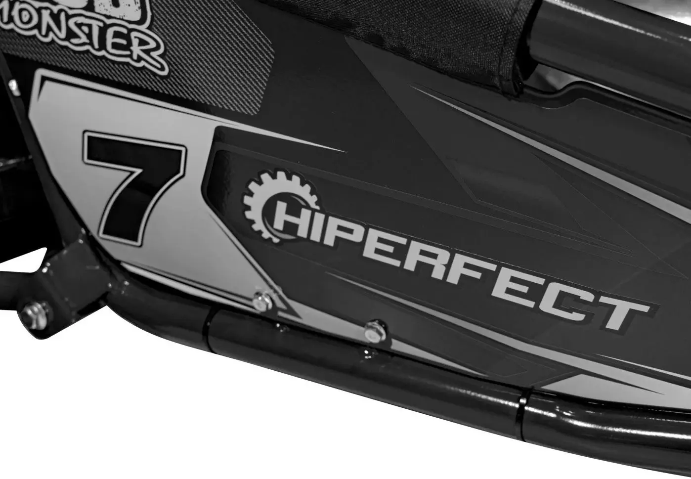 Kart electric Ramiz Mud Monster (Black)