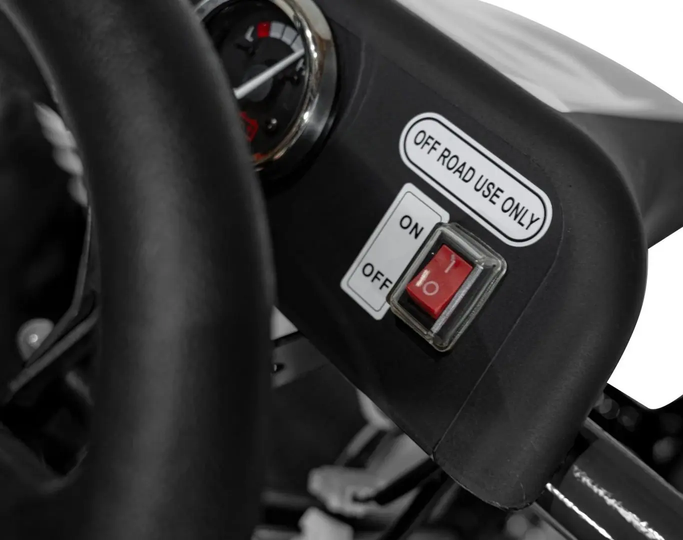 Kart electric Ramiz Mud Monster (Black)