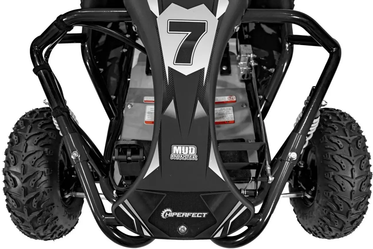 Kart electric Ramiz Mud Monster (Black)