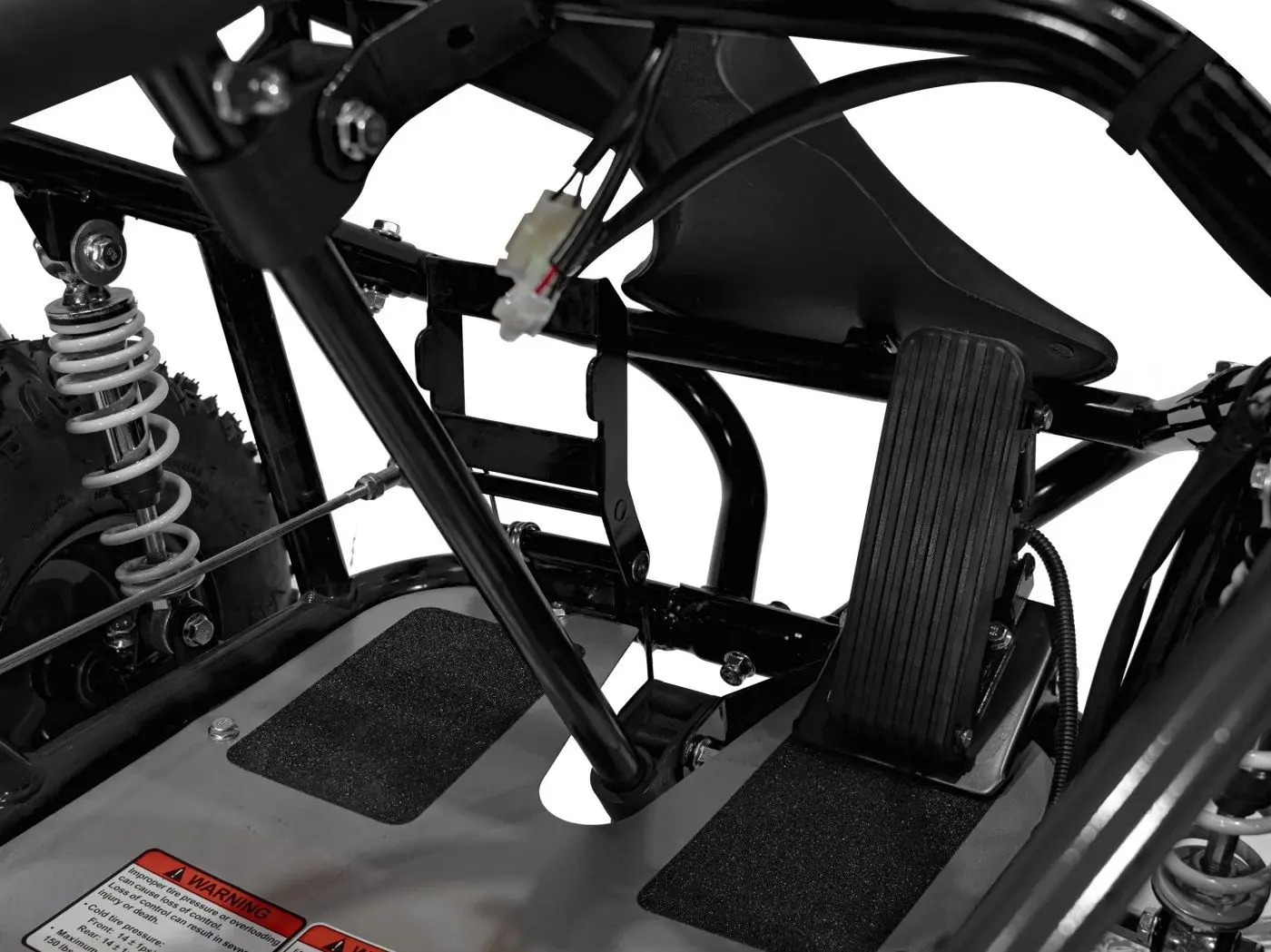 Kart electric Ramiz Mud Monster (Black)