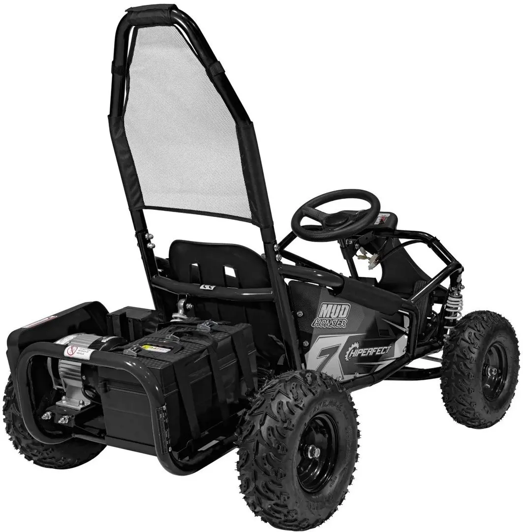 Kart electric Ramiz Mud Monster (Black)