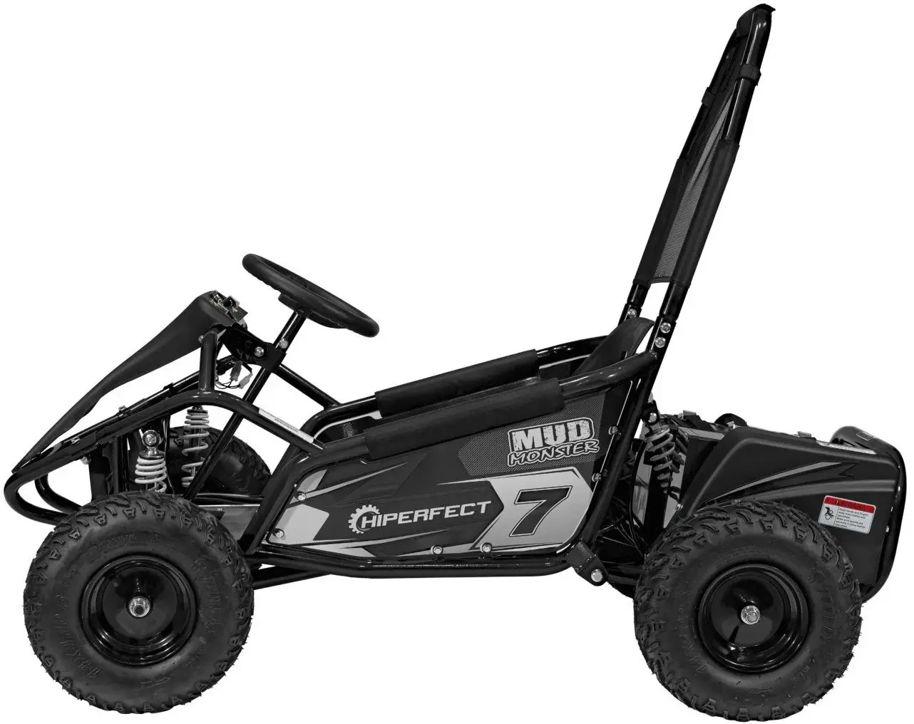 Kart electric Ramiz Mud Monster (Black)