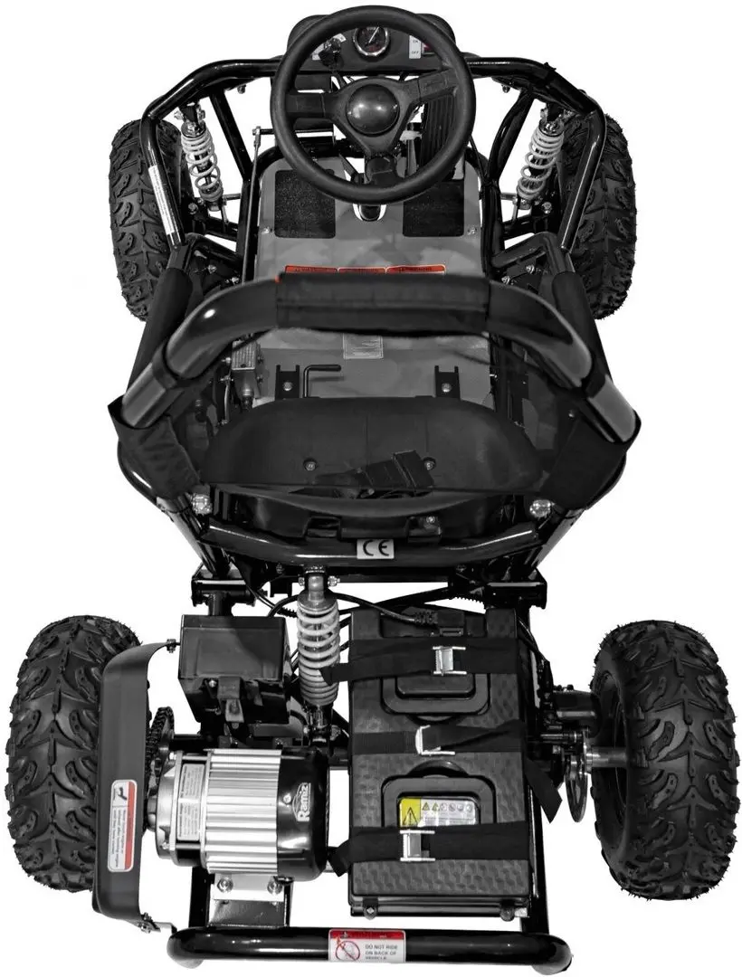 Kart electric Ramiz Mud Monster (Black)