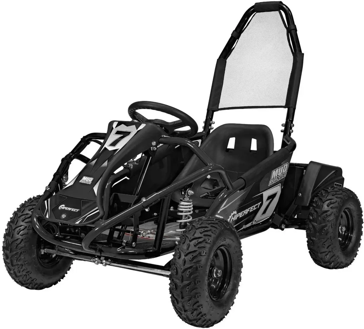 Kart electric Ramiz Mud Monster (Black)