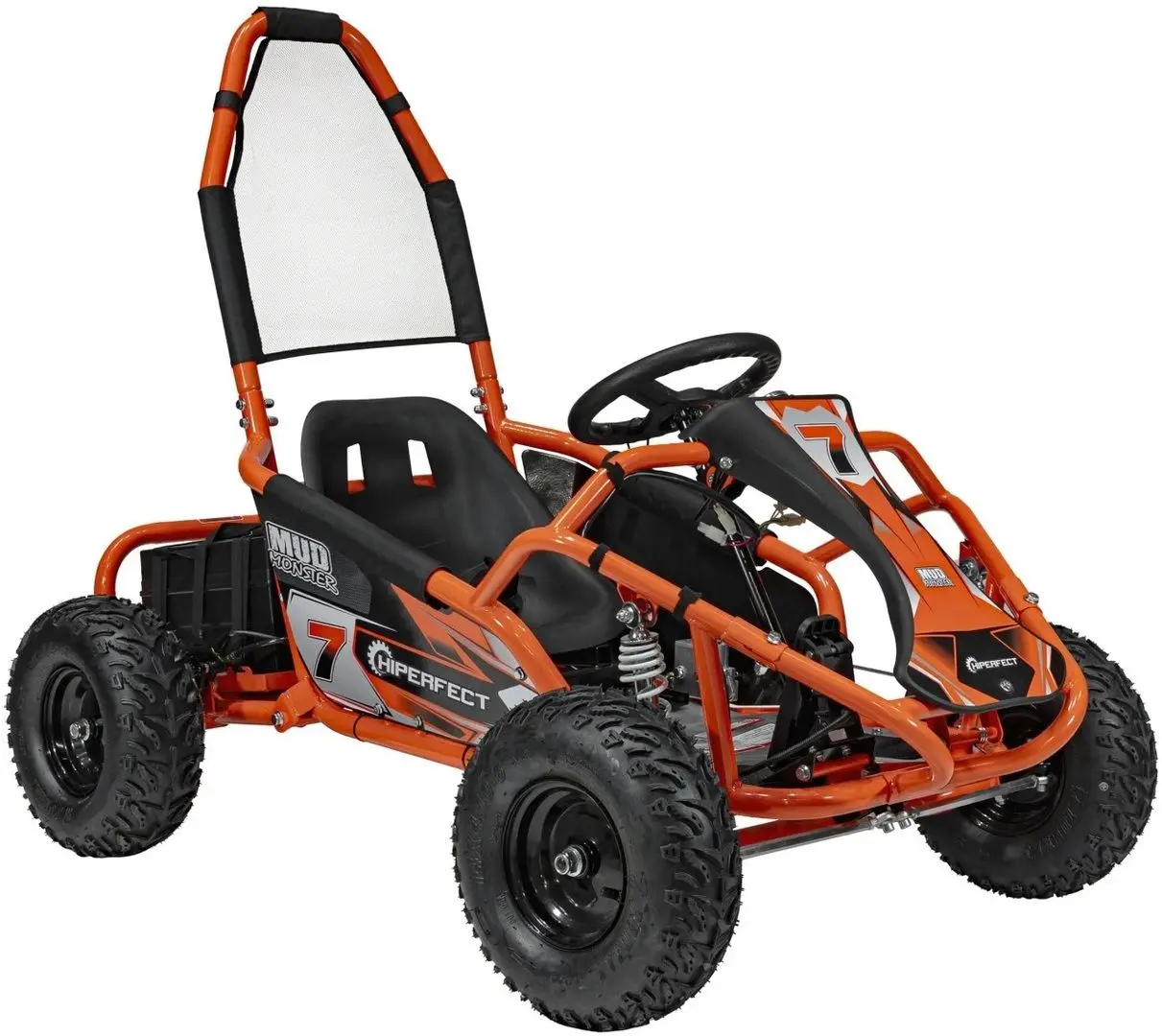 Kart electric Ramiz Mud Monster (Orange)