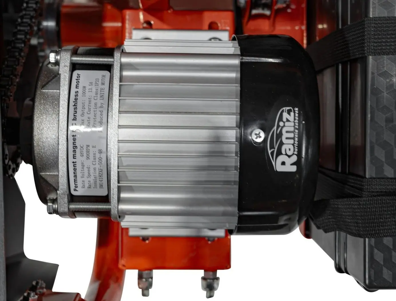 Kart electric Ramiz Mud Monster (Orange)