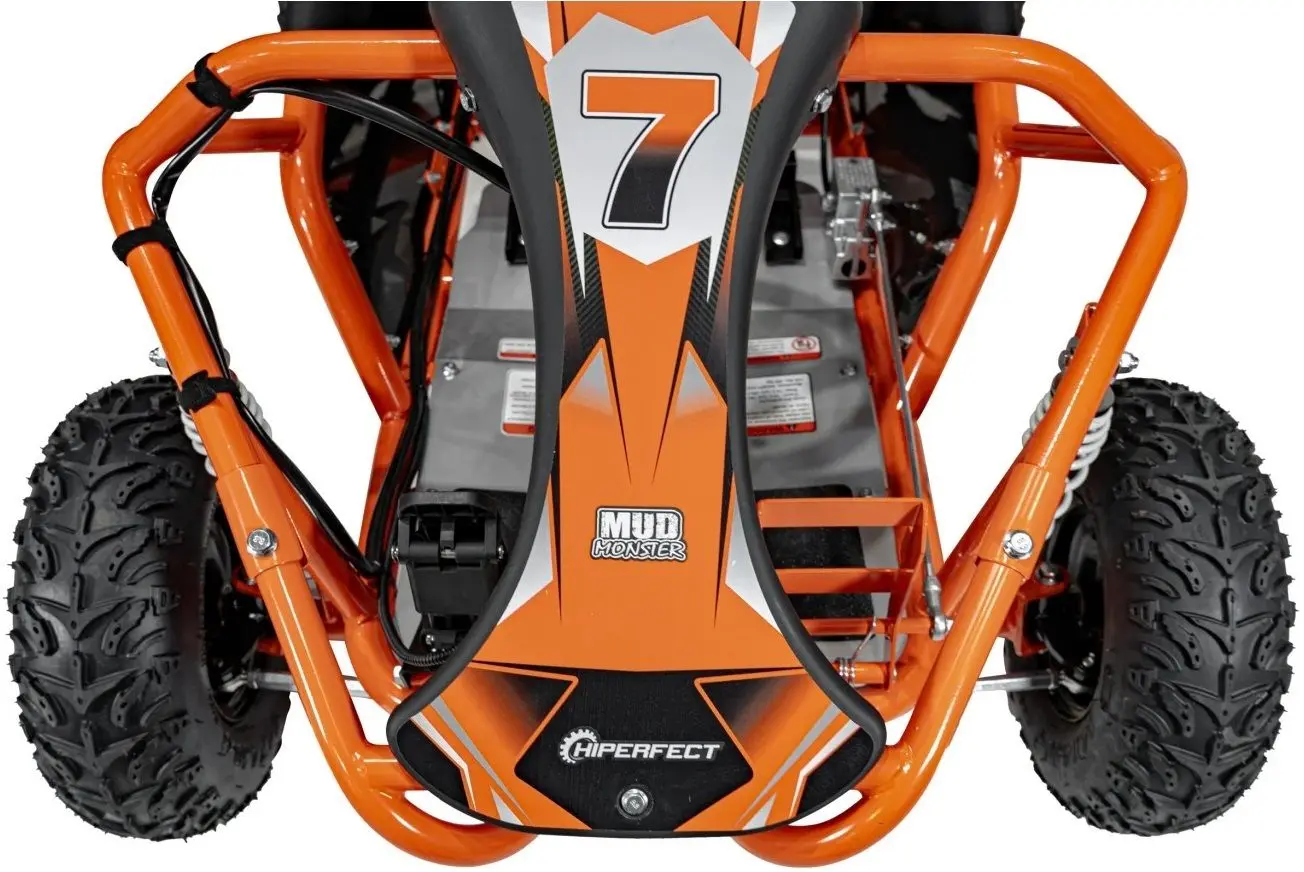Kart electric Ramiz Mud Monster (Orange)