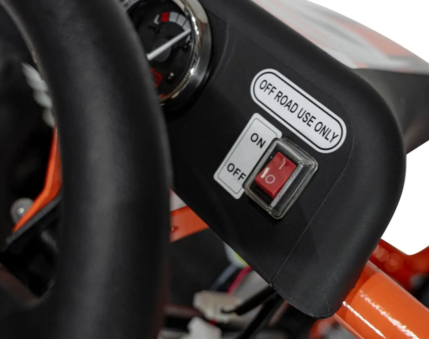 Kart electric Ramiz Mud Monster (Orange)