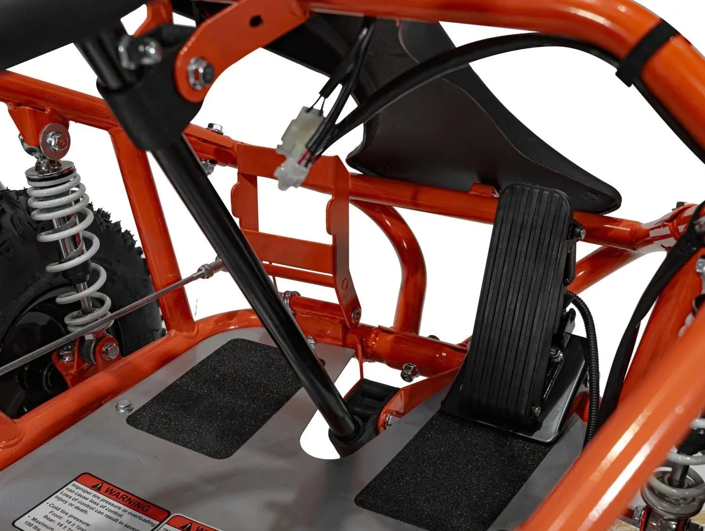 Kart electric Ramiz Mud Monster (Orange)