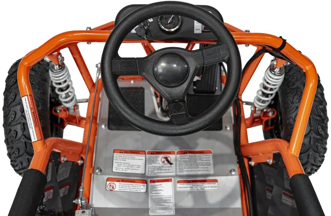 Kart electric Ramiz Mud Monster (Orange)