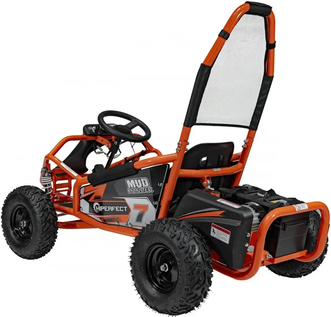 Kart electric Ramiz Mud Monster (Orange)