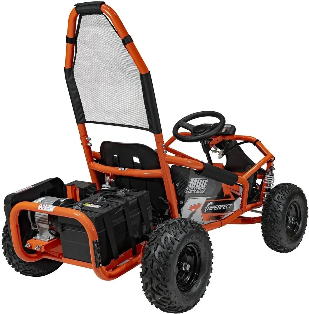 Kart electric Ramiz Mud Monster (Orange)