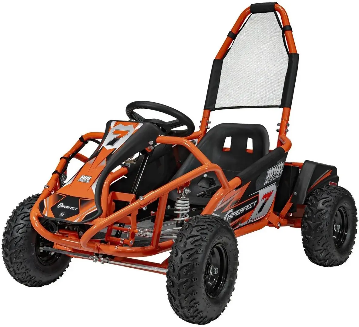 Kart electric Ramiz Mud Monster (Orange)