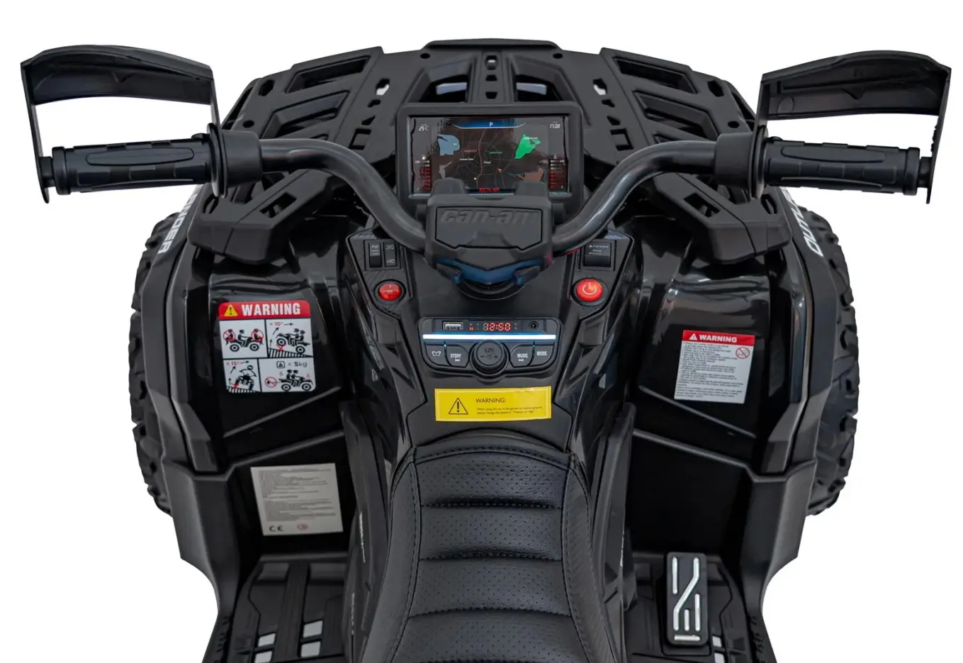 Электроквадроцикл Ramiz Can Am Outlander (Black) - 7