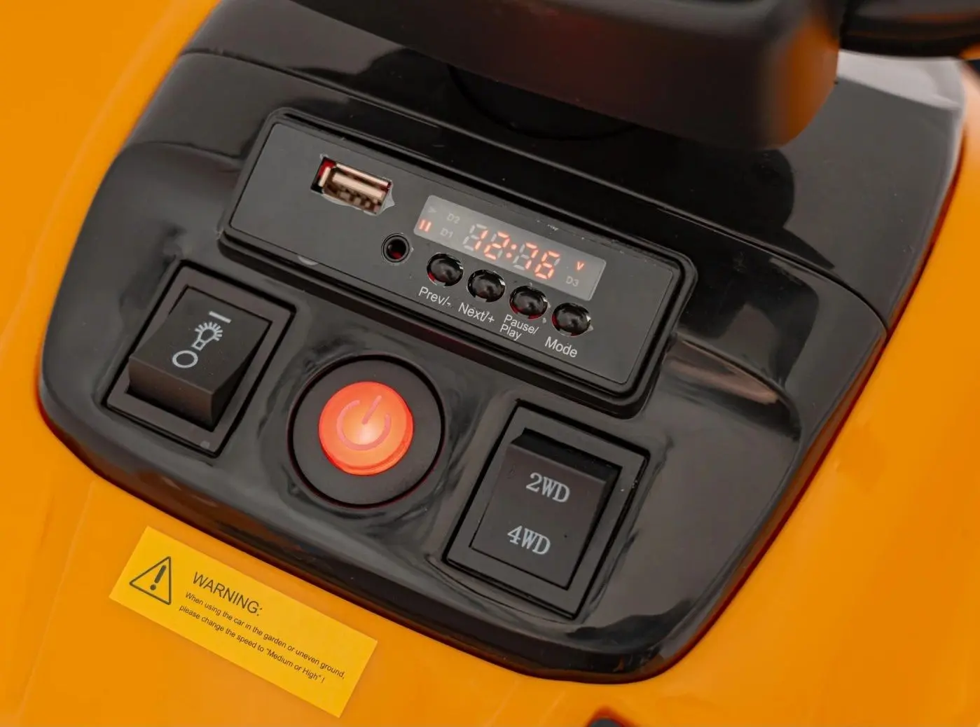 ATV electric Ramiz Mclaren Racing MCL 35 (Orange)