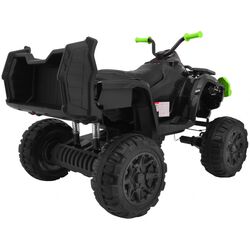 ATV electric Ramiz Quad 4x4 (Black/Green) Thumb