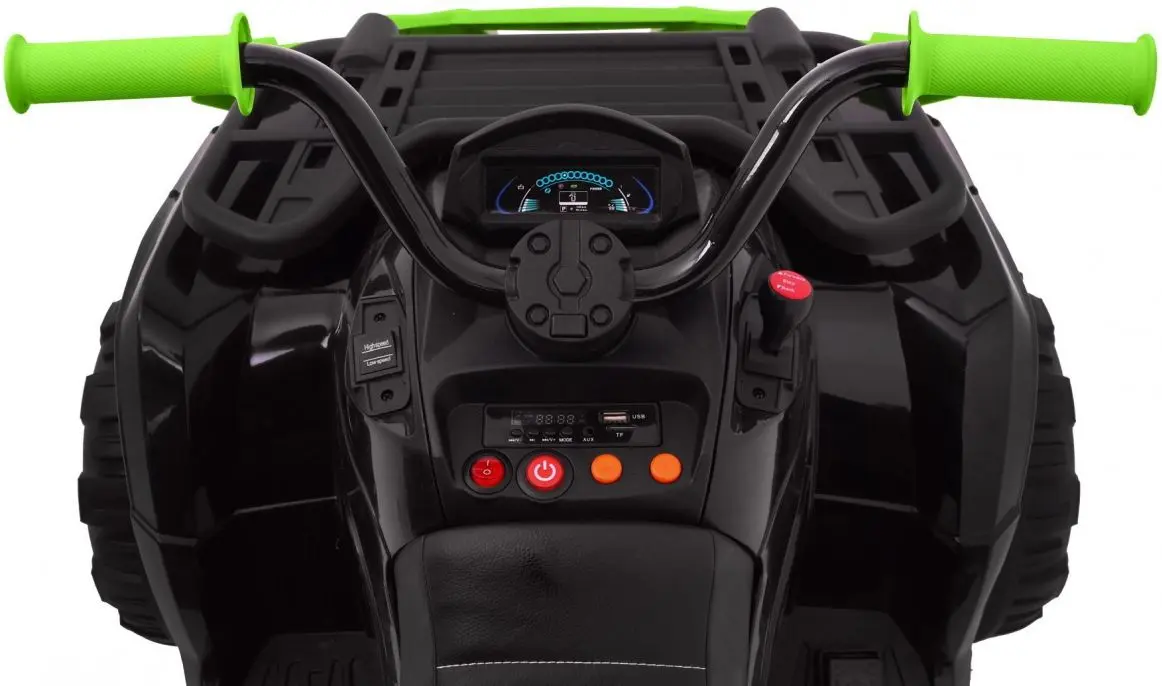 ATV electric Ramiz Quad 4x4 (Black/Green) - 6