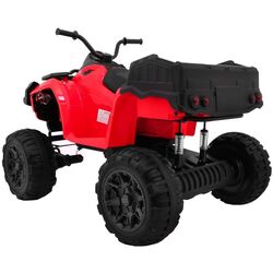 ATV electric Ramiz Quad 4x4 (Black/Red) Thumb