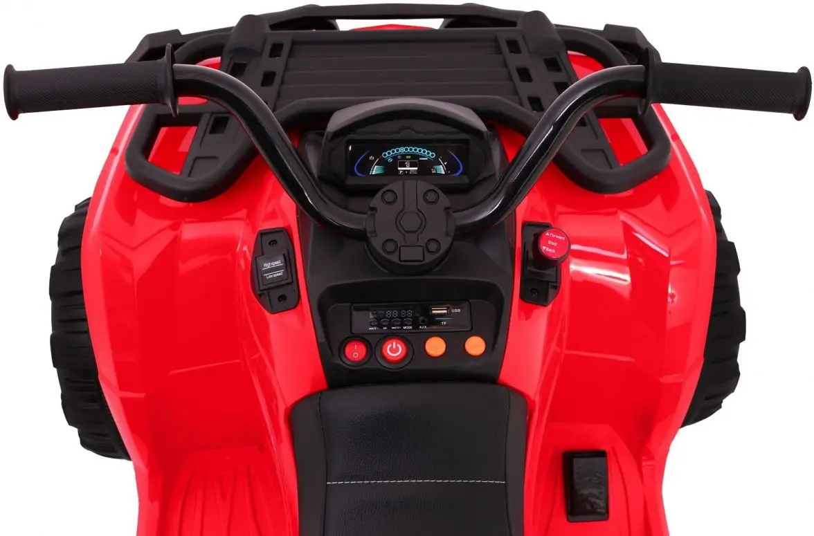 ATV electric Ramiz Quad 4x4 (Black/Red)