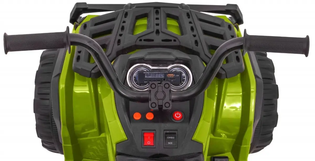 Vehicul de teren electric Ramiz Quad ATV 2.4 G BDM0906 (Green/Grey)