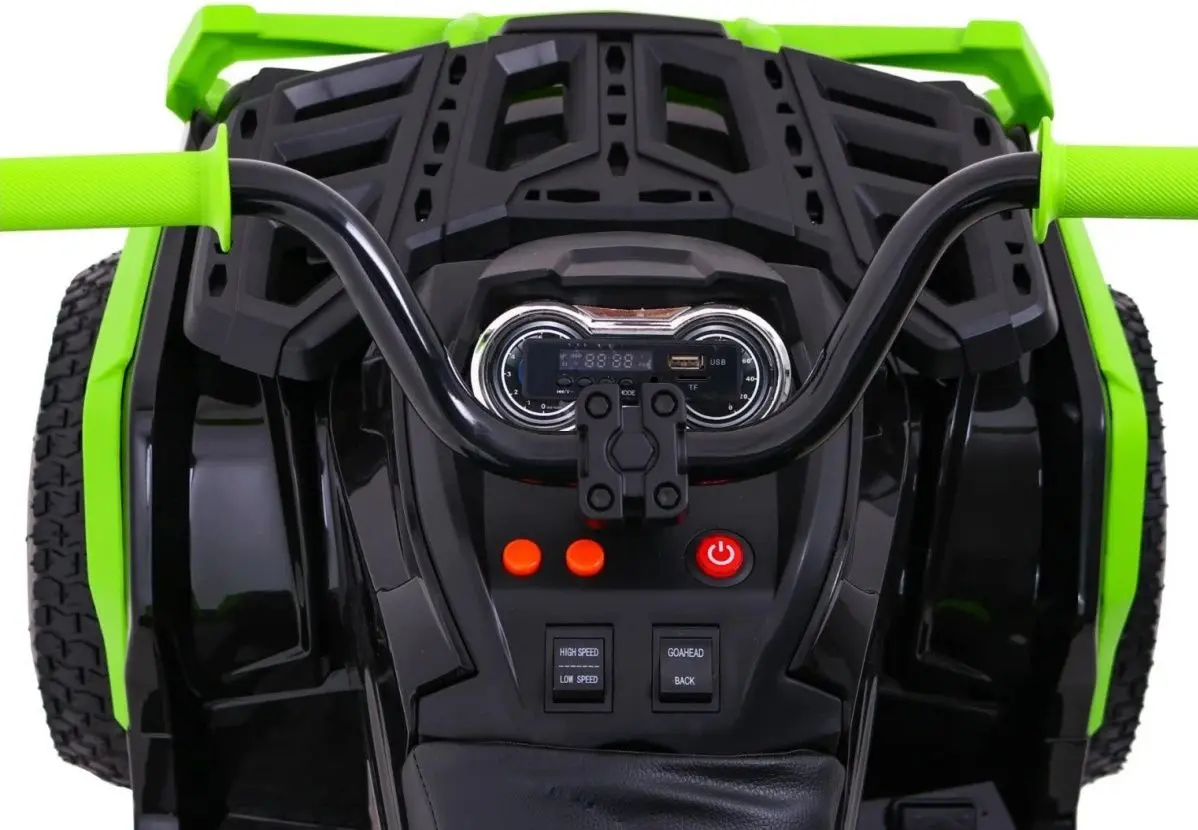 ATV electric Ramiz Quad ATV Air Wheel (Black/Green)