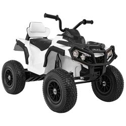 ATV electric Ramiz Quad ATV Air Wheel (White) Thumb