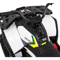 ATV electric Ramiz Quad Desert (White/Black) Thumb