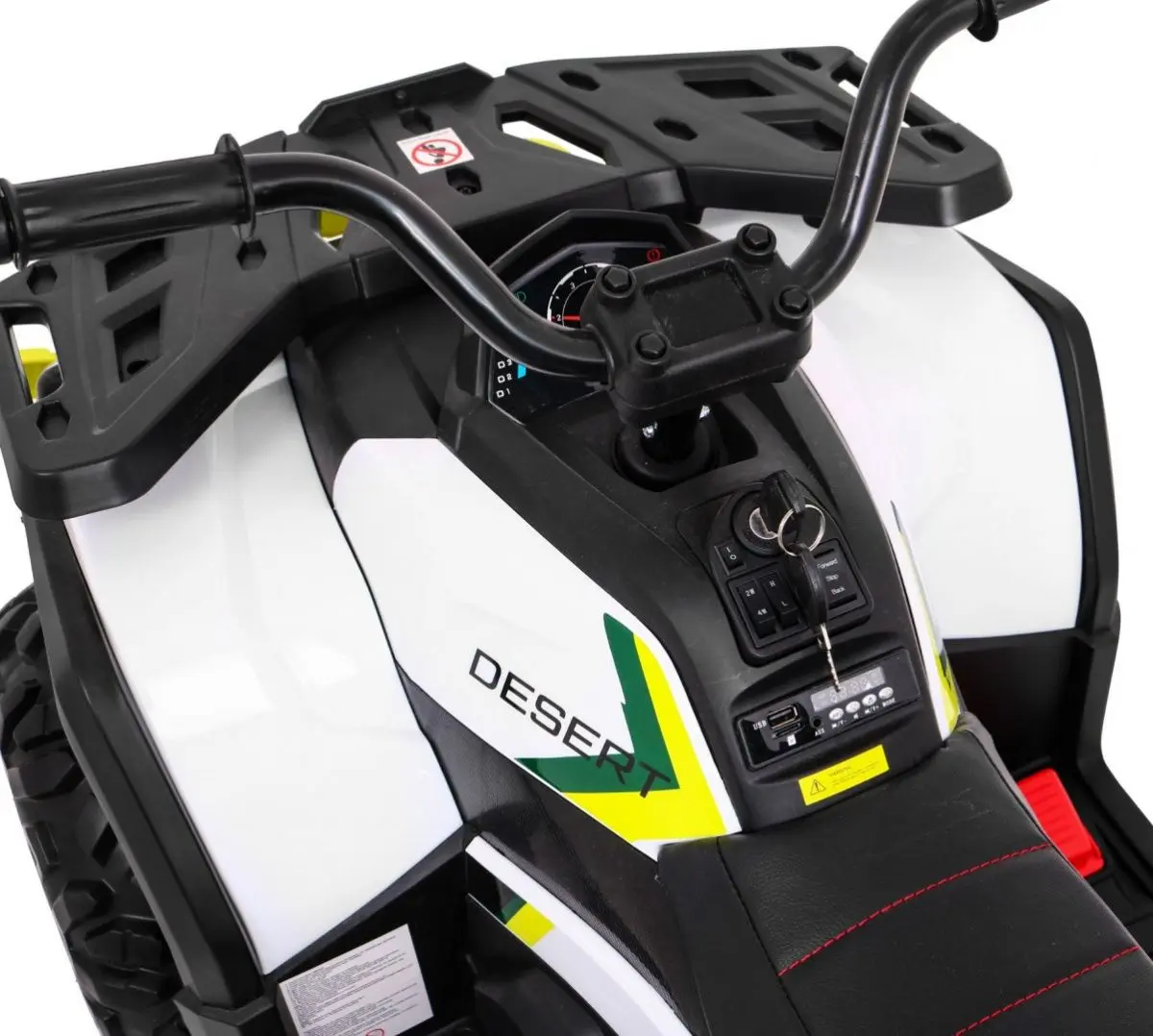 ATV electric Ramiz Quad Desert (White/Black)