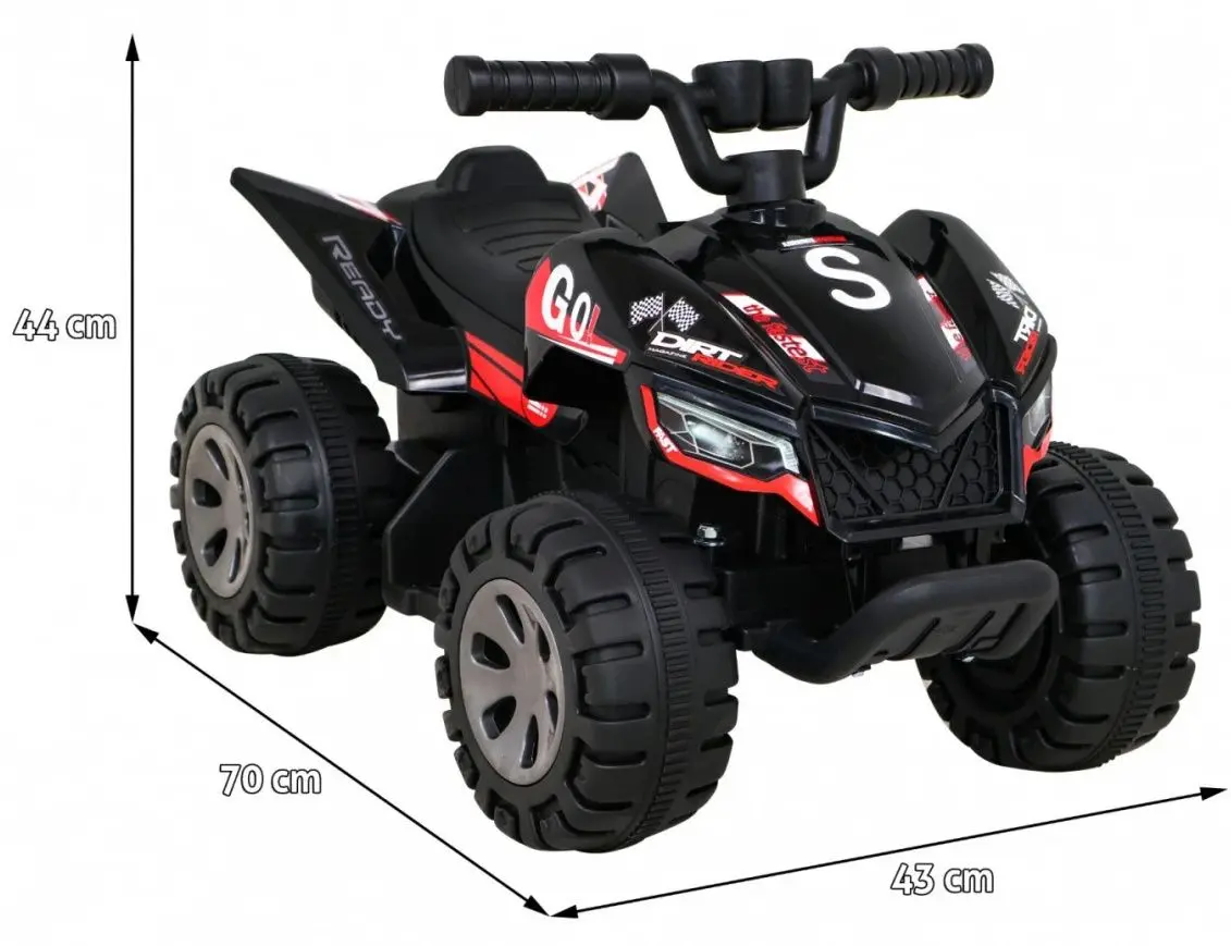 Электроквадроцикл Ramiz Quad The Fastest (Black) - 2