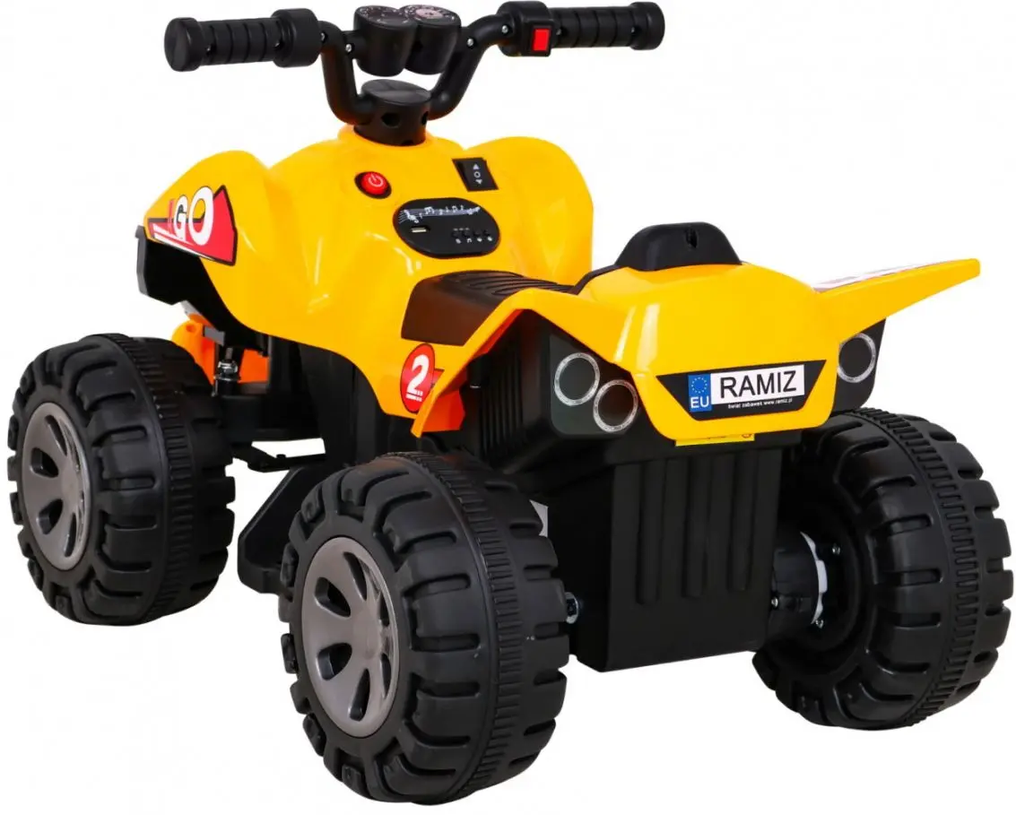Электроквадроцикл Ramiz Quad The Fastest (Yellow) - 4