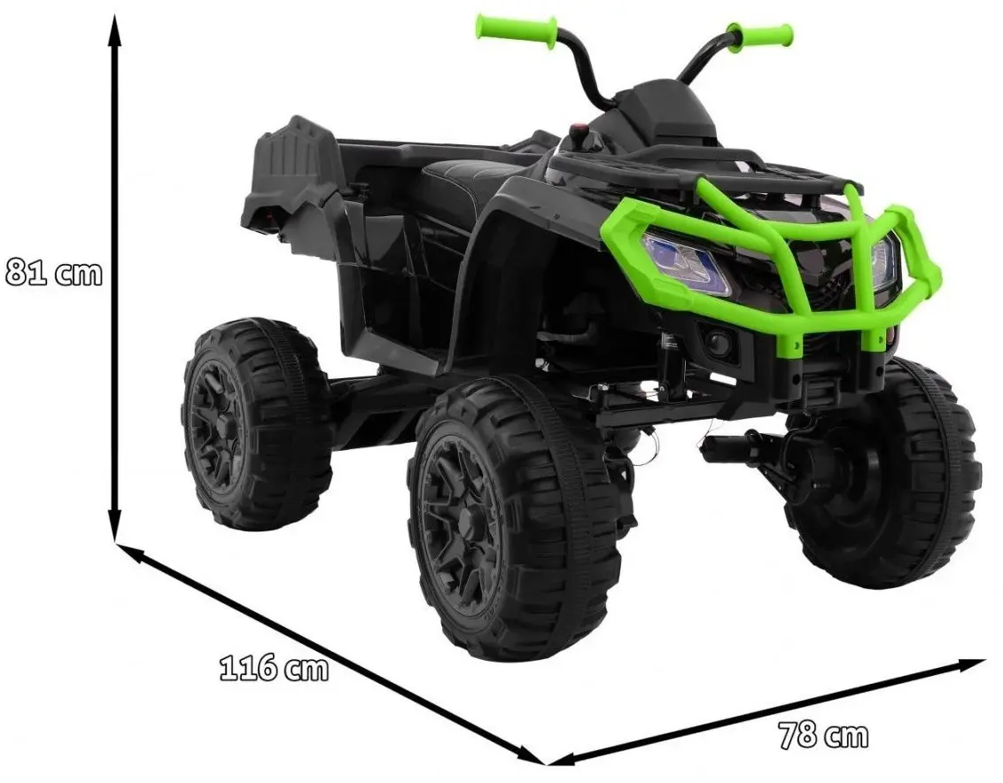 ATV electric Ramiz Quad XL ATV (Black/Green)
