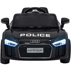 Masinuta electrica Ramiz Audi R8 Police (Black) Thumb
